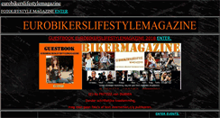 Desktop Screenshot of eurobikerslifestylemagazine.com