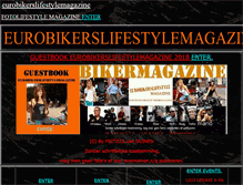 Tablet Screenshot of eurobikerslifestylemagazine.com
